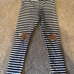 3T Cat & Jack Never Worn Leggings with cute star glitter detail on knee